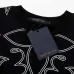 Louis Vuitton T-Shirts for AAAA Louis Vuitton T-Shirts embroidery Black/White #B46705