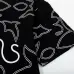 Louis Vuitton T-Shirts for AAAA Louis Vuitton T-Shirts embroidery Black/White #B46705