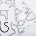 Louis Vuitton T-Shirts for AAAA Louis Vuitton T-Shirts embroidery Black/White #B46705