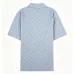 LV Hollow‑Out Jacquard Knit Short‑Sleeve Polo Shirt #A67687