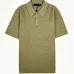 LV Hollow‑Out Jacquard Knit Short‑Sleeve Polo Shirt #A67688