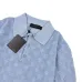 LV Monogram All‑Over Print Short‑Sleeve Button Polo Shirt #A67689