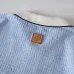 Louis Vuitton SS26 Waffle Contrast Short Sleeve Knit Shirt, Light Blue #A69055