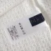 Louis Vuitton SS26 Waffle Contrast Trim Short Sleeve Knit Shirt, White Blue #A69054