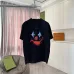 Louis Vuitton T - Shirt With Artistic Clown Face Graphic For Bold Fashion Statements White/Black/Yellow/Purple #B54245