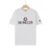 Moncler Embroidered Logo Crew Neck Casual Short‑Sleeve T‑Shirt #A67603