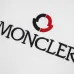 Moncler Embroidered Logo Crew Neck Casual Short‑Sleeve T‑Shirt #A67603