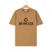 Moncler Embroidered Logo Crew Neck Casual Short‑Sleeve T‑Shirt #A67603