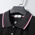 Moncler T-shirts Polo for men Buttons Black/White #B46613