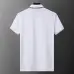 Moncler T-shirts Polo for men Buttons Black/White #B46613