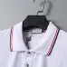 Moncler T-shirts Polo for men Buttons Black/White #B46613