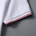 Moncler T-shirts Polo for men Buttons Black/White #B46613
