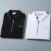 Moncler T-shirts Polo for men zipper Black/White #B46612