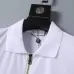 Moncler T-shirts Polo for men zipper Black/White #B46612