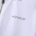 Moncler T-shirts Polo for men zipper Black/White #B46612