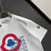 Moncler T-shirts for men Black/White #B47069