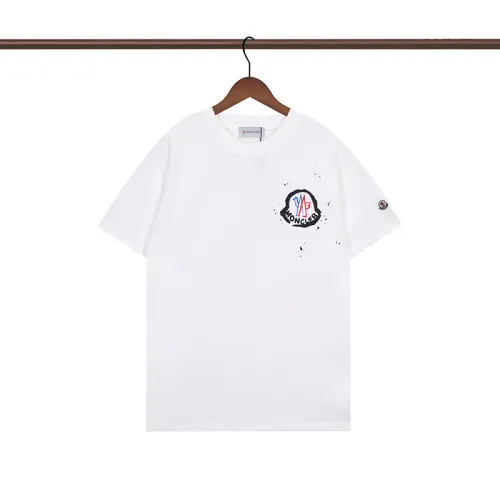 Moncler T-shirts for men Black/White #B49820