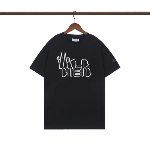 Moncler T-shirts for men Black/White #B49934