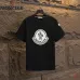 Moncler T-shirts for men Black/White Weight 300g 100% cotton #B52946