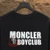 Moncler T-shirts for men Black/White Weight 300g 100% cotton #B52948