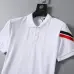 Moncler T-shirts for men Buttons Black/White/Blue #B46615