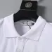 Moncler T-shirts for men Buttons Black/White/Blue #B46615
