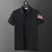 Moncler T-shirts for men Buttons Black/White/Blue #B46615