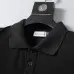 Moncler T-shirts for men Buttons Black/White/Blue #B46615