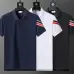 Moncler T-shirts for men Buttons Black/White/Blue #B46615