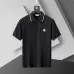 Moncler T-shirts for men Solid Color Black/White/Blue/Orange #B46617