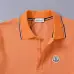 Moncler T-shirts for men Solid Color Black/White/Blue/Orange #B46617