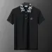 Moncler T-shirts for men collar logo Black/White  #B46614