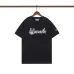 Moncler T-shirts for men  logo-embroidered Cotton Black/White #B48487