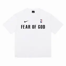 Nike T-Shirts for MEN fear of god Black/White #B47095