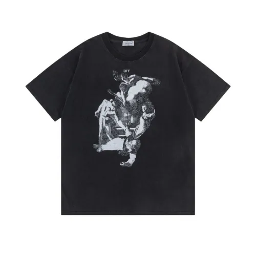 OFF WHITE T-Shirts for MEN Black #B49977