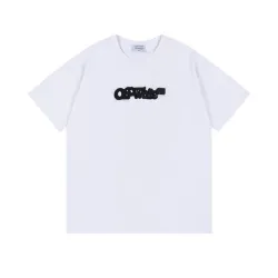 OFF WHITE T-Shirts for MEN Black/White #B49976