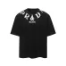 PRADA Short Sleeve Shirts for Men Cotton Milano Black/White #B48887
