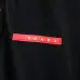 Prada T-Shirts Polo for Men red logo Buttons Black/White #B46638