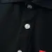 Prada T-Shirts Polo for Men red logo Buttons Black/White #B46638