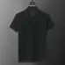 Prada T-Shirts Polo for Men red logo Buttons Black/White #B46638