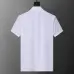 Prada T-Shirts Polo for Men red logo Buttons Black/White #B46638
