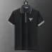 Prada T-Shirts Polo for Men zipper Black/White #B46639