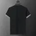 Prada T-Shirts Polo for Men zipper Black/White #B46639