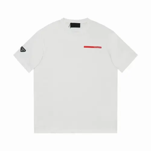 Prada T-Shirts for Men Black/White #B47123