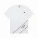 Prada T-Shirts for Men Black/White #B47130