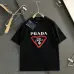 Prada T-Shirts for Men Black/White #B47135