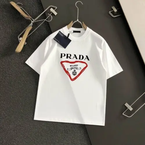 Prada T-Shirts for Men Black/White #B47135