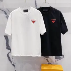 Prada T-Shirts for Men Black/White #B47143