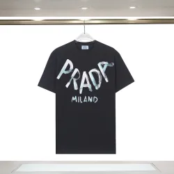 Prada T-Shirts for Men Black/White #B49250
