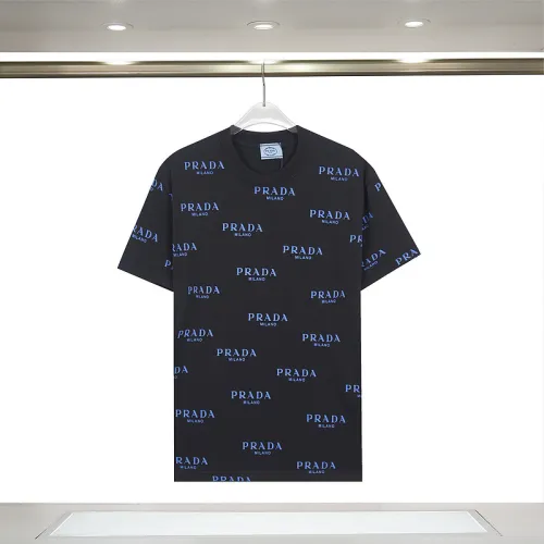 Prada T-Shirts for Men Black/White #B50196